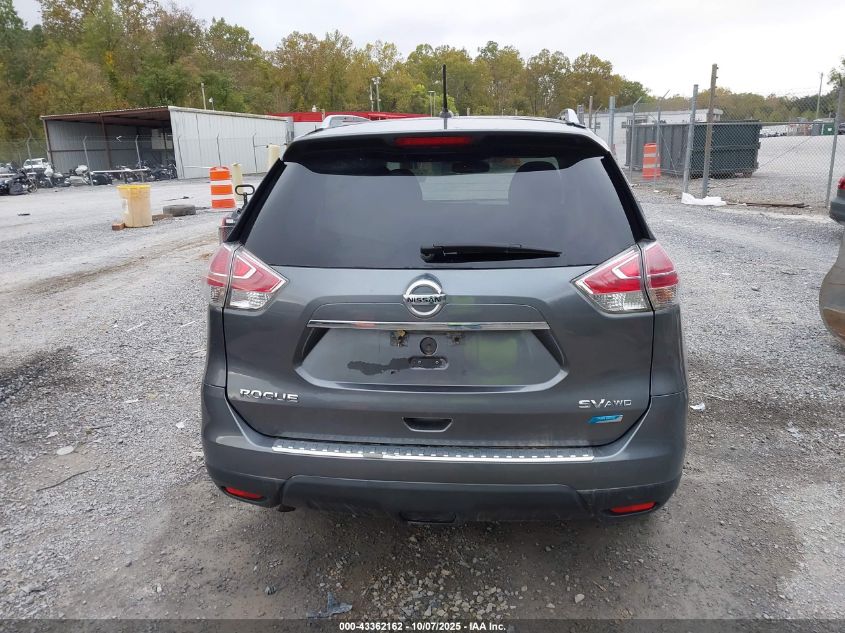 2015 Nissan Rogue Sv VIN: 5N1AT2MV0FC812124 Lot: 43362162