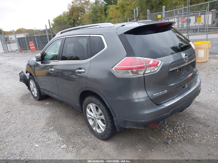 2015 Nissan Rogue Sv VIN: 5N1AT2MV0FC812124 Lot: 43362162