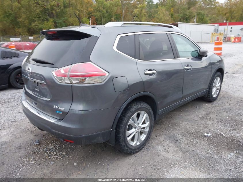 2015 Nissan Rogue Sv VIN: 5N1AT2MV0FC812124 Lot: 43362162