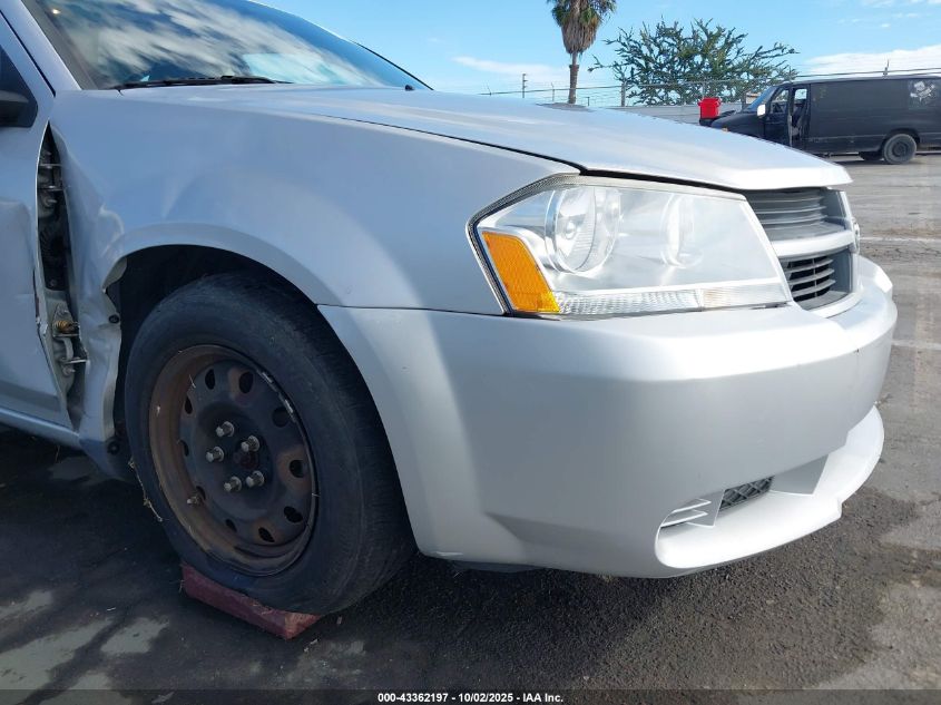 2008 Dodge Avenger Se VIN: 1B3LC46K48N210296 Lot: 43362197