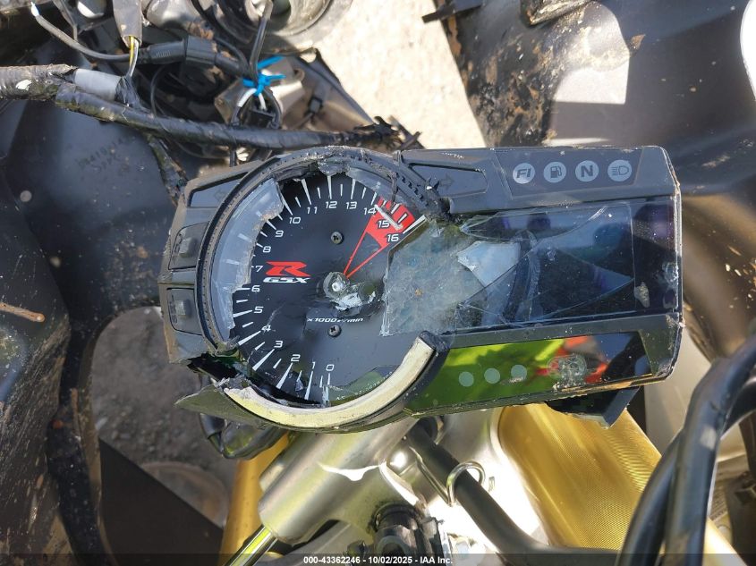 2019 Suzuki Gsx-R750 VIN: JS1GR7MA6K7100382 Lot: 43362246