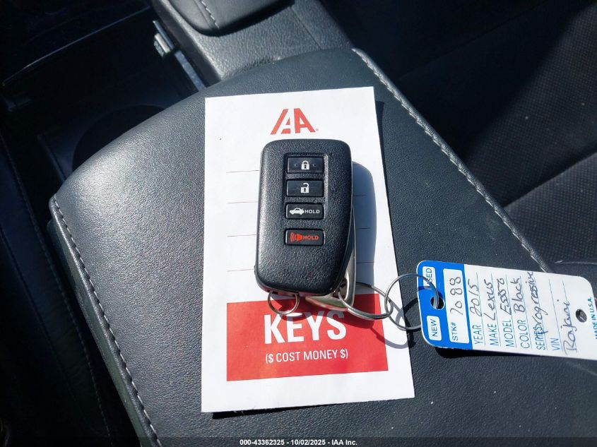 2015 Lexus Es 350 VIN: JTHBK1GG8F2202026 Lot: 43362325