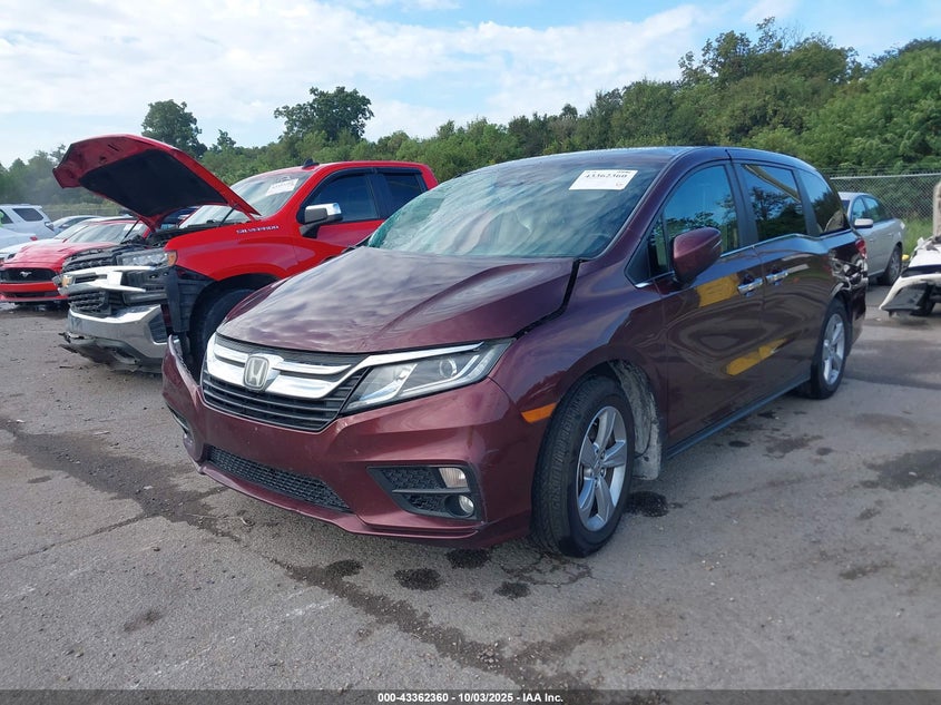 2018 HONDA ODYSSEY EX-L 5FNRL6H75JB013624