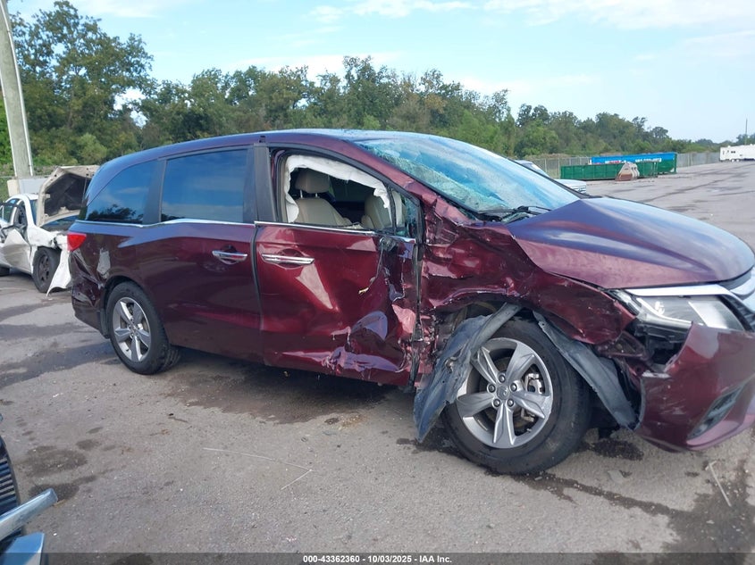 2018 HONDA ODYSSEY EX-L 5FNRL6H75JB013624