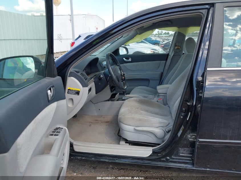 2007 Hyundai Sonata Limited/Se V6 VIN: 5NPEU46F27H251614 Lot: 43362417