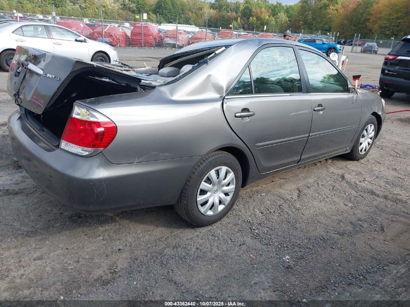 2005 Toyota Camry Le VIN: 4T1BE32K65U626030 Lot: 43362440