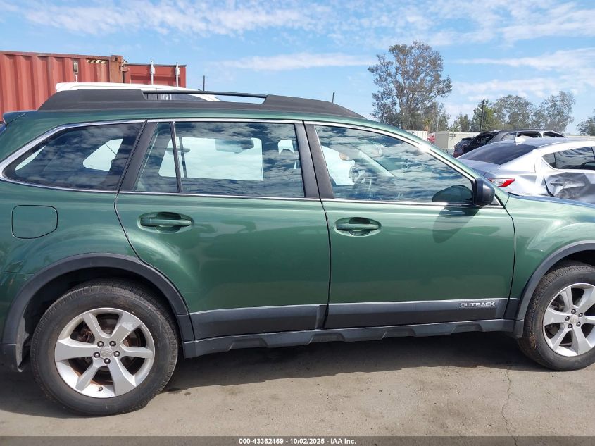 2014 Subaru Outback 2.5I VIN: 4S4BRBAC7E3296218 Lot: 43362469
