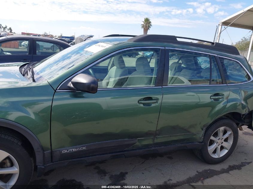 2014 Subaru Outback 2.5I VIN: 4S4BRBAC7E3296218 Lot: 43362469