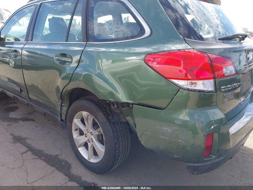2014 Subaru Outback 2.5I VIN: 4S4BRBAC7E3296218 Lot: 43362469