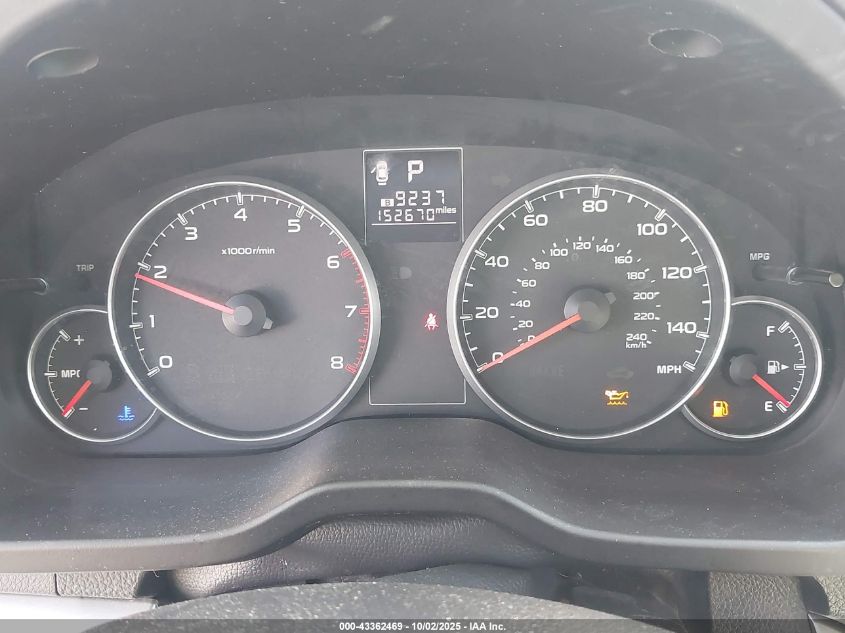 2014 Subaru Outback 2.5I VIN: 4S4BRBAC7E3296218 Lot: 43362469