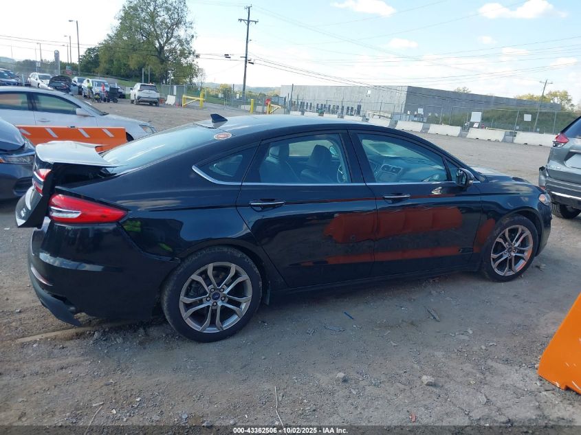 2020 Ford Fusion Sel VIN: 3FA6P0CD5LR193406 Lot: 43362506