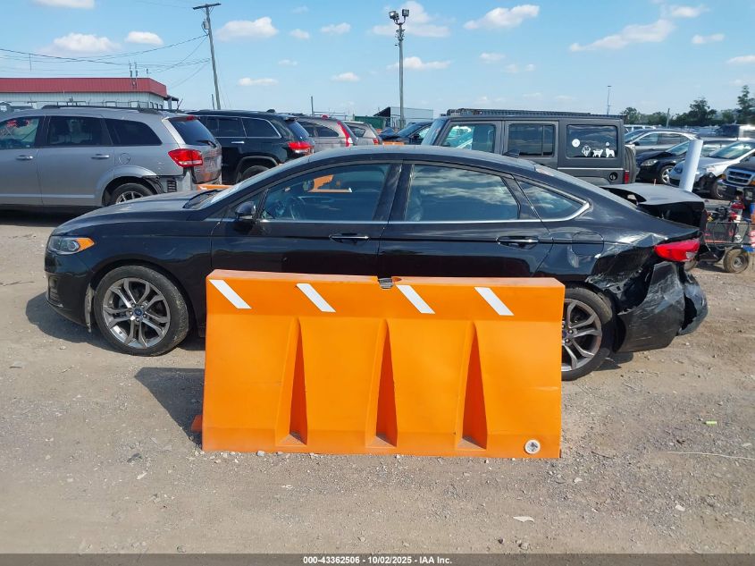 2020 Ford Fusion Sel VIN: 3FA6P0CD5LR193406 Lot: 43362506