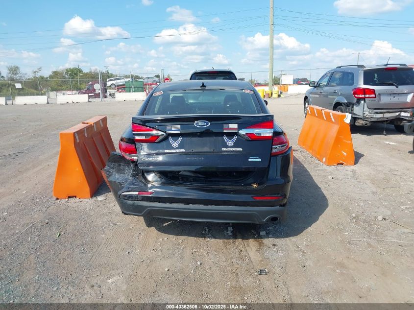 2020 Ford Fusion Sel VIN: 3FA6P0CD5LR193406 Lot: 43362506