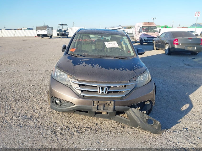 2012 Honda Cr-V Ex-L VIN: 5J6RM3H70CL043653 Lot: 43362509