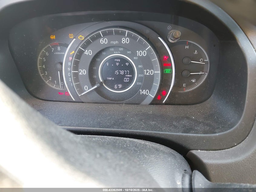 2012 Honda Cr-V Ex-L VIN: 5J6RM3H70CL043653 Lot: 43362509