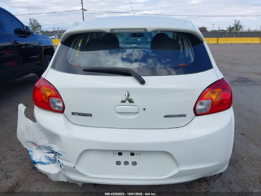 2014 Mitsubishi Mirage Es VIN: ML32A4HJ6EH008707 Lot: 43362522