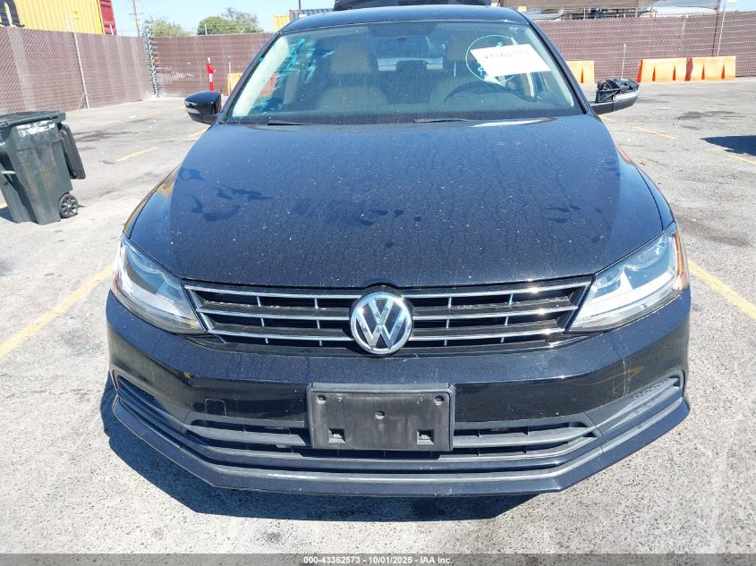 2018 Volkswagen Jetta 1.4T Se/1.4T Wolfsburg Edition VIN: 3VWDB7AJ6JM259552 Lot: 43362573