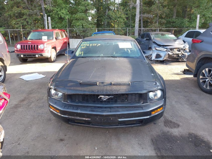 2007 Ford Mustang V6 Deluxe/V6 Premium VIN: 1ZVFT84N075346114 Lot: 43362587