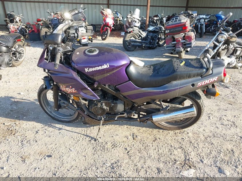 2001 Kawasaki Ex500 D VIN: JKAEXVD121A065052 Lot: 43362610
