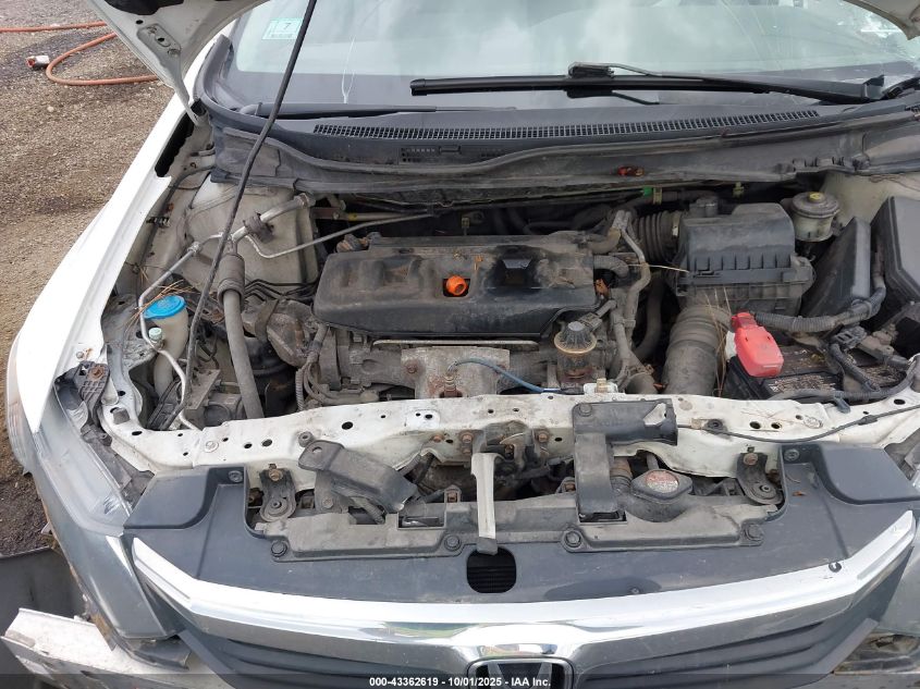 2012 Honda Civic Lx VIN: 2HGFB2F56CH610845 Lot: 43362619