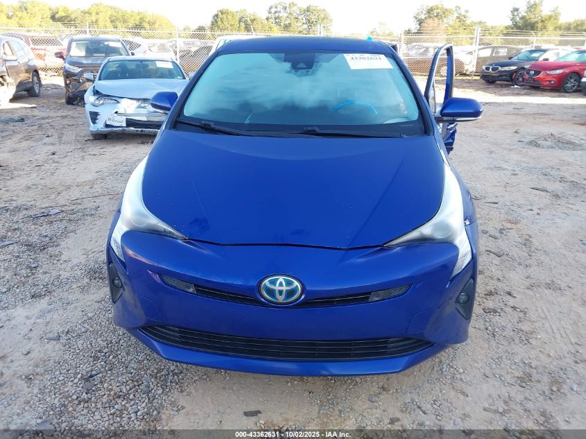 2018 Toyota Prius Three VIN: JTDKARFU4J3545414 Lot: 43362631