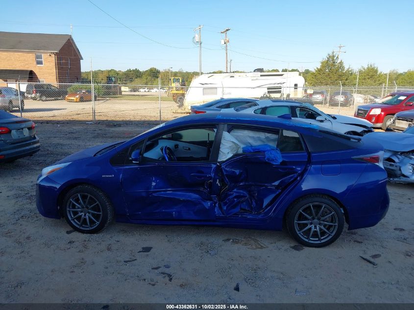 2018 Toyota Prius Three VIN: JTDKARFU4J3545414 Lot: 43362631