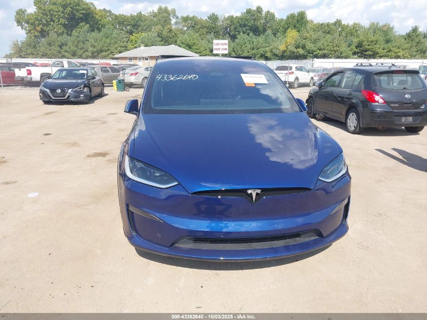 2024 Tesla Model X Long Range VIN: 7SAXCBE58RF455539 Lot: 43362640