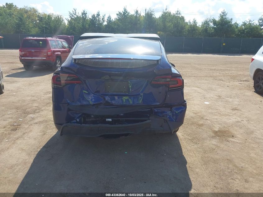 2024 Tesla Model X Long Range VIN: 7SAXCBE58RF455539 Lot: 43362640