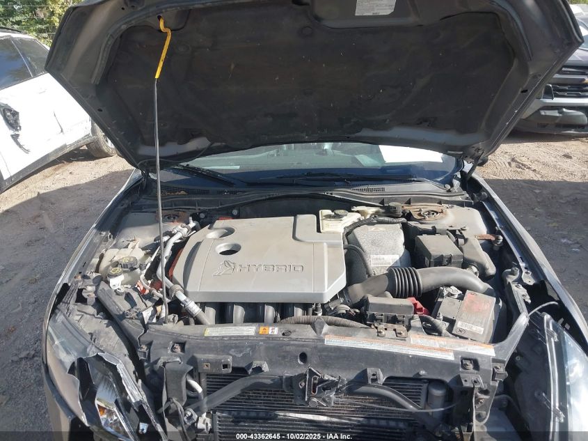 2010 Ford Fusion Hybrid VIN: 3FADP0L39AR322467 Lot: 43362645