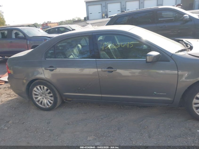 2010 Ford Fusion Hybrid VIN: 3FADP0L39AR322467 Lot: 43362645