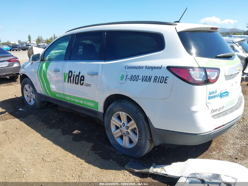 2013 CHEVROLET TRAVERSE 1LT 1GNKRGKD1DJ200450