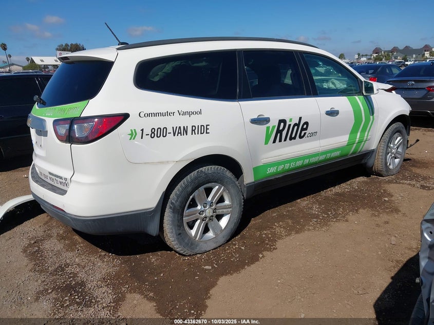 2013 CHEVROLET TRAVERSE 1LT 1GNKRGKD1DJ200450