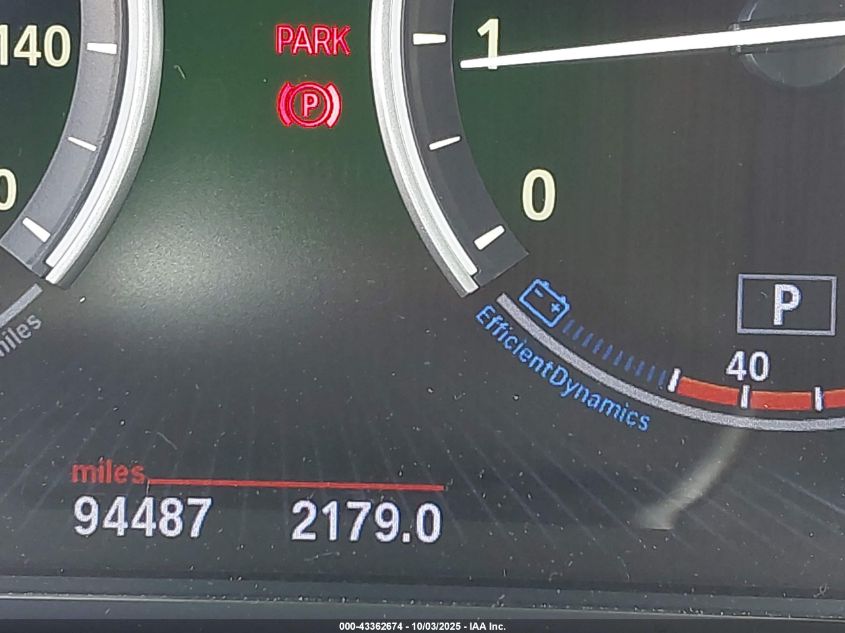 2013 BMW 528I VIN: WBAXG5C55DDY33240 Lot: 43362674