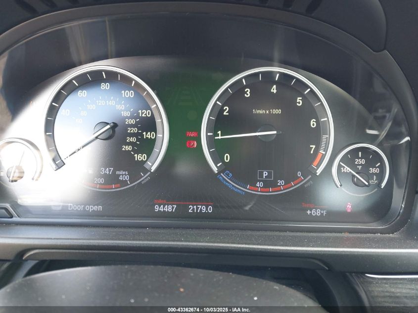 2013 BMW 528I VIN: WBAXG5C55DDY33240 Lot: 43362674