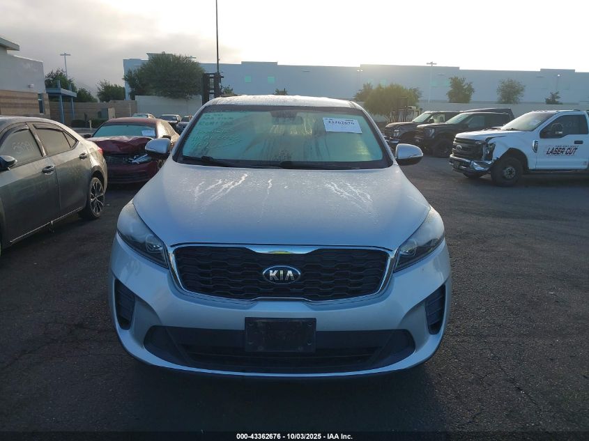 2019 Kia Sorento 2.4L Lx VIN: 5XYPG4A35KG517852 Lot: 43362676