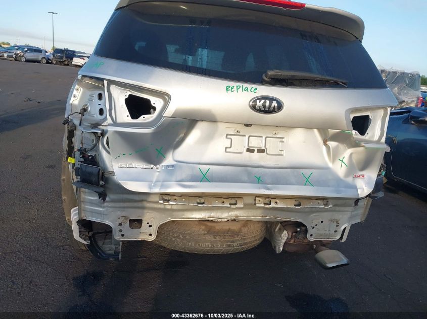 2019 Kia Sorento 2.4L Lx VIN: 5XYPG4A35KG517852 Lot: 43362676