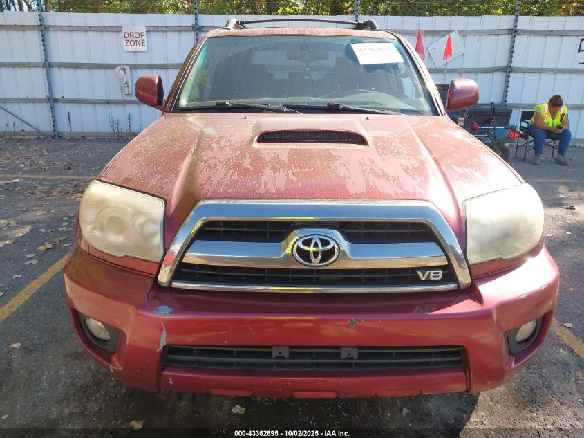 2007 Toyota 4Runner Sport V8 VIN: JTEBT14R378037842 Lot: 43362695
