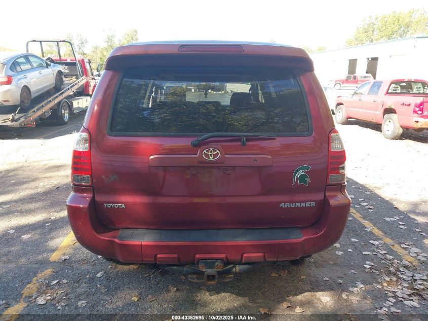 2007 Toyota 4Runner Sport V8 VIN: JTEBT14R378037842 Lot: 43362695