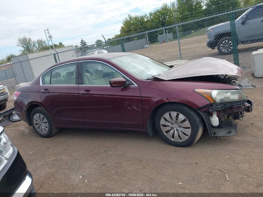 2010 Honda Accord 2.4 Lx VIN: 1HGCP2F34AA139499 Lot: 43362700