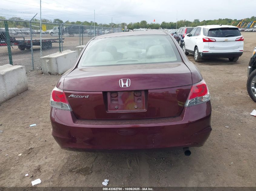 2010 Honda Accord 2.4 Lx VIN: 1HGCP2F34AA139499 Lot: 43362700