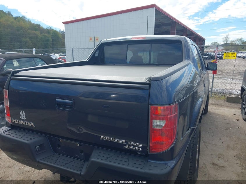 2009 Honda Ridgeline Rts VIN: 5FPYK164X9B108774 Lot: 43362707