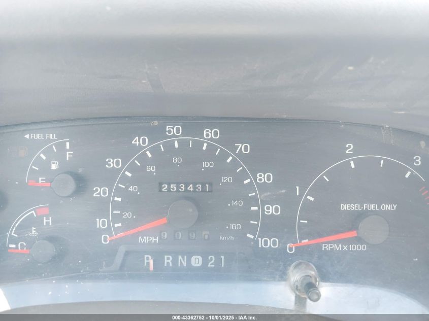 2001 Ford F-350 Lariat/Xl/Xlt VIN: 1FTSW31F61ED18060 Lot: 43362752