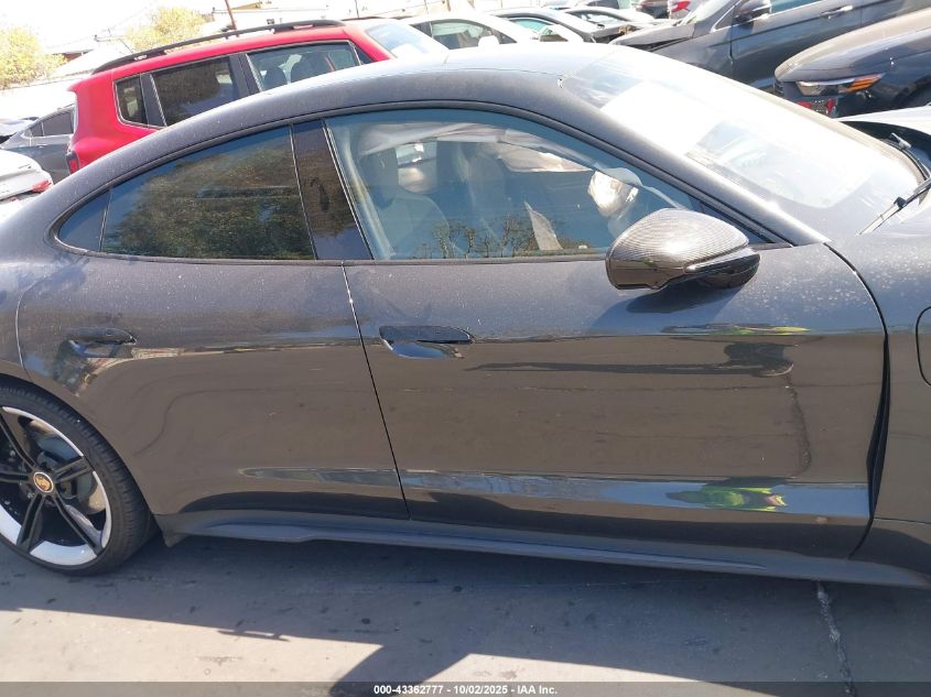 2022 Porsche Taycan Turbo/Turbo S VIN: WP0AC2Y12NSA54340 Lot: 43362777