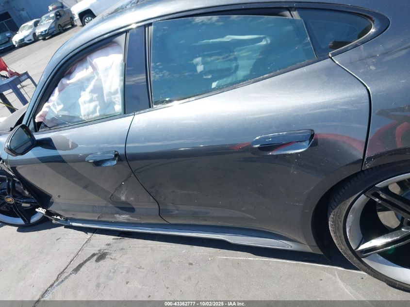 2022 Porsche Taycan Turbo/Turbo S VIN: WP0AC2Y12NSA54340 Lot: 43362777