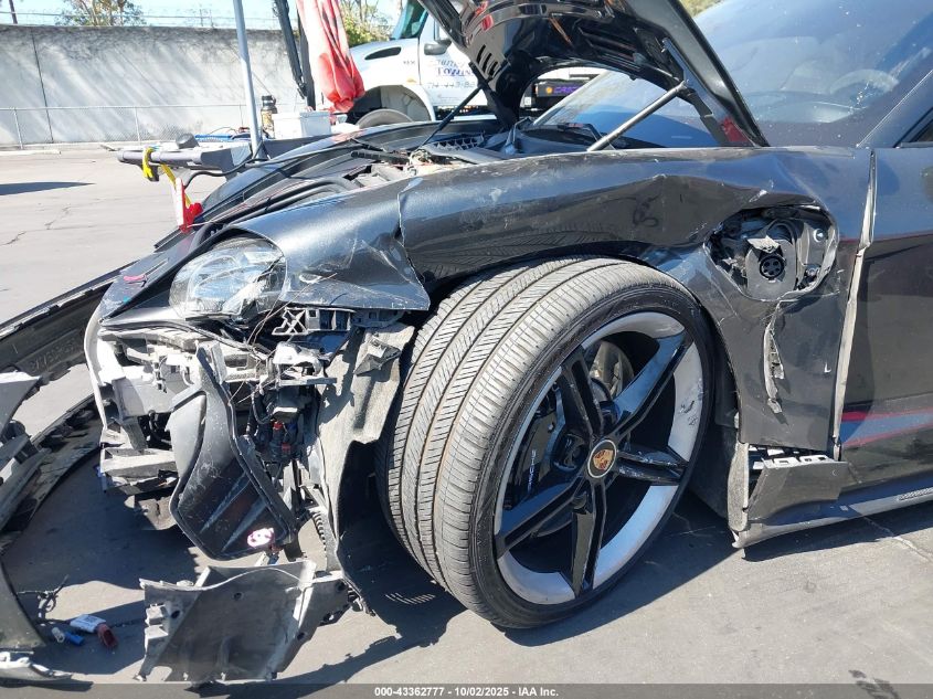 2022 Porsche Taycan Turbo/Turbo S VIN: WP0AC2Y12NSA54340 Lot: 43362777