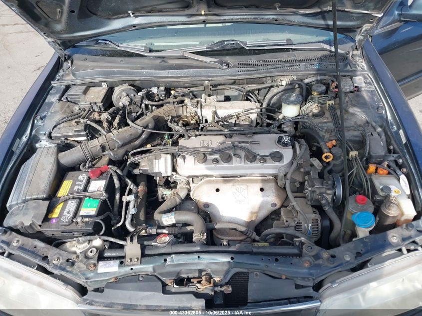 1997 Honda Accord Ex VIN: 1HGCD5558VA027338 Lot: 43362805