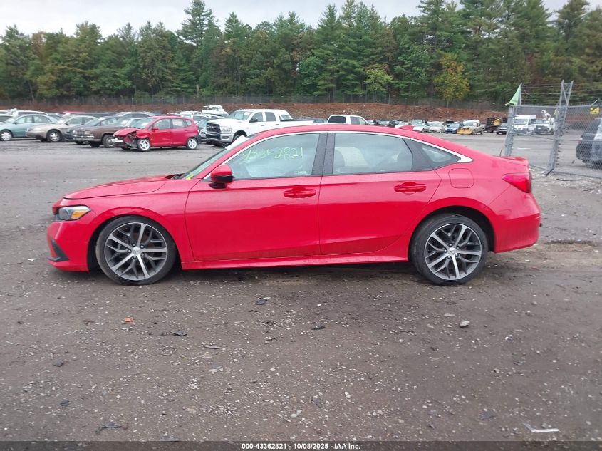 2024 Honda Civic Touring VIN: 2HGFE1F92RH310104 Lot: 43362821