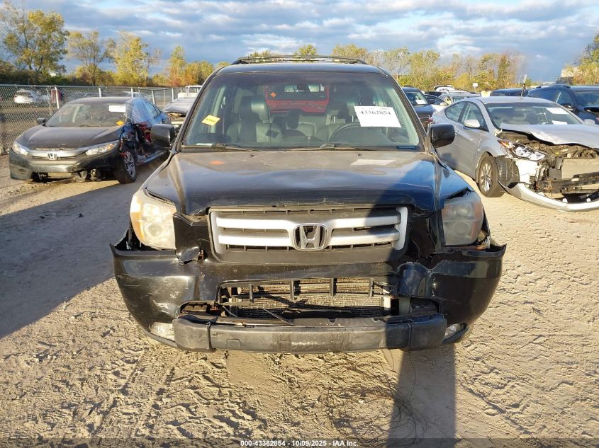 2007 Honda Pilot Ex-L VIN: 5FNYF18677B023450 Lot: 43362854