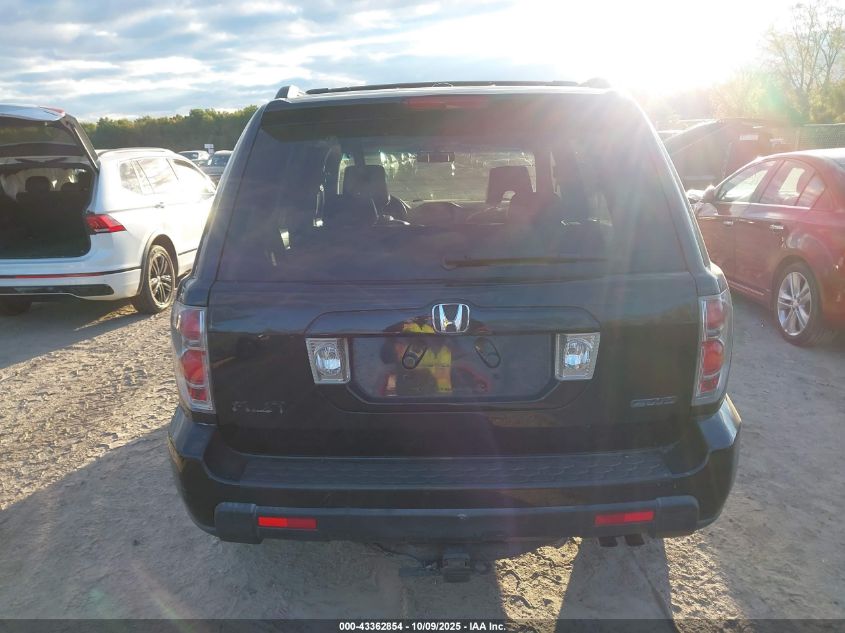 2007 Honda Pilot Ex-L VIN: 5FNYF18677B023450 Lot: 43362854