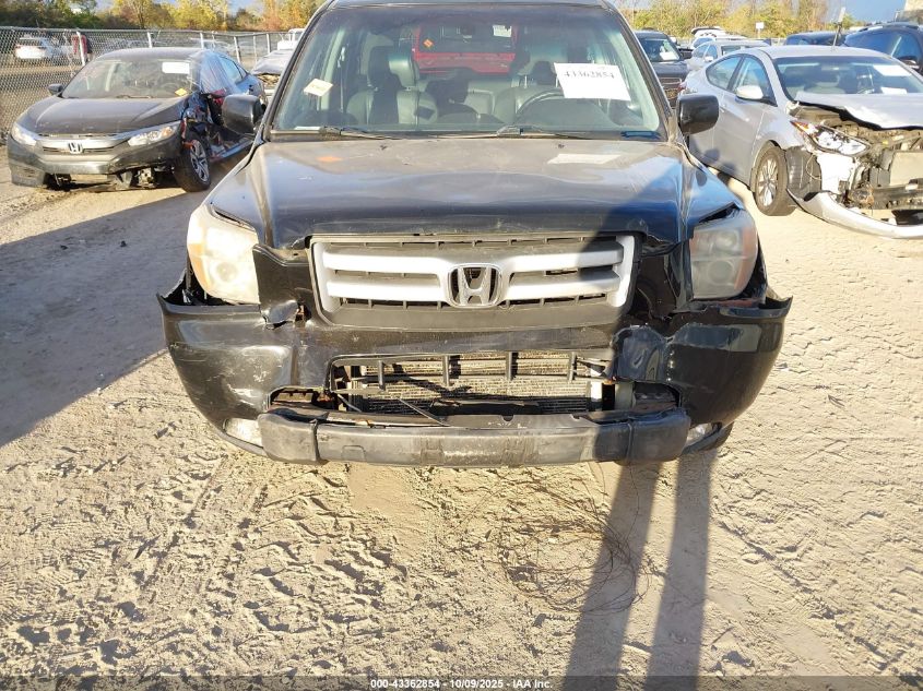 2007 Honda Pilot Ex-L VIN: 5FNYF18677B023450 Lot: 43362854